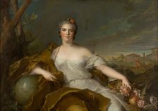 Louise Élisabeth of France (1727-1759), Duchess of Parma - The Earth, 1750. Creator: Nattier, Jean-Marc (1685-1766)