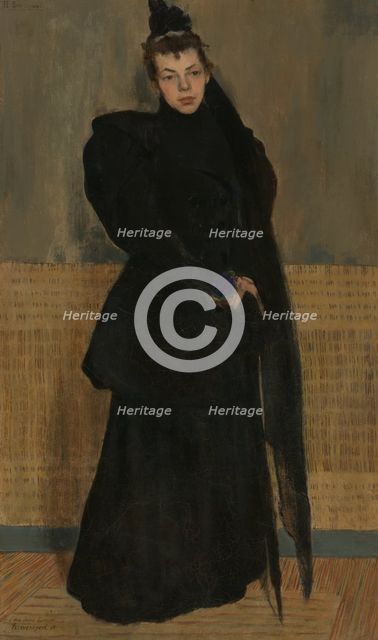 Louise in Mourning, 1894. Creator: Henri Evenepoel.