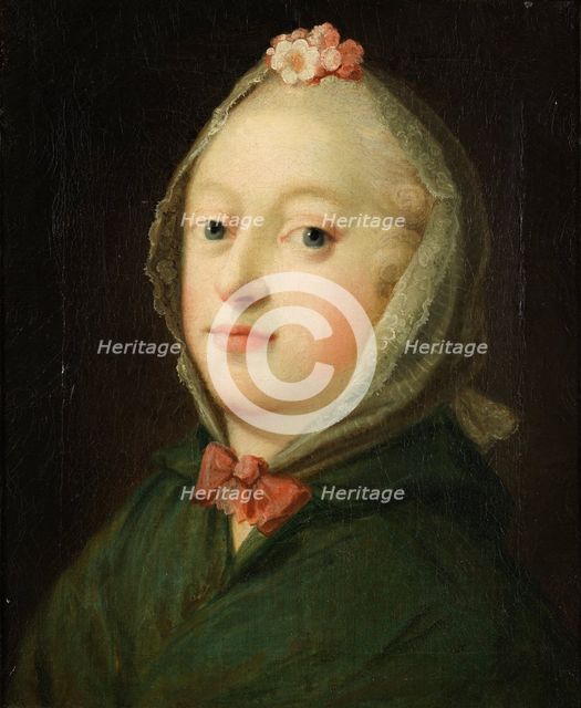 Louise, Queen of Denmark, mid 1740s. Creator: Carl Gustaf Pilo.