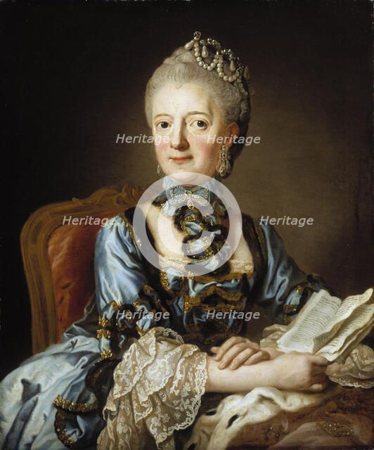 Louise Ulrica, Queen of Sweden, 1770-1779. Creator: Lorens Pasch the Younger.