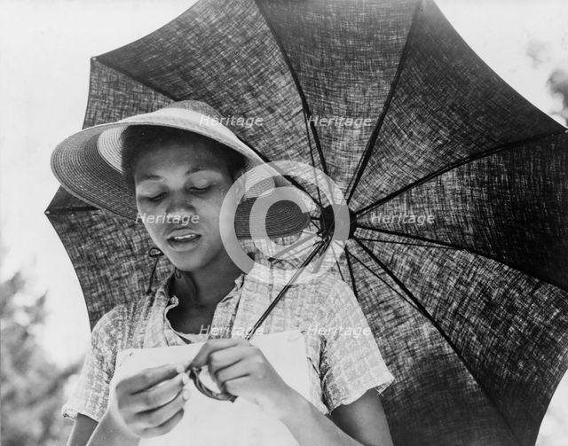 Louisiana Negress, 1937. Creator: Dorothea Lange.