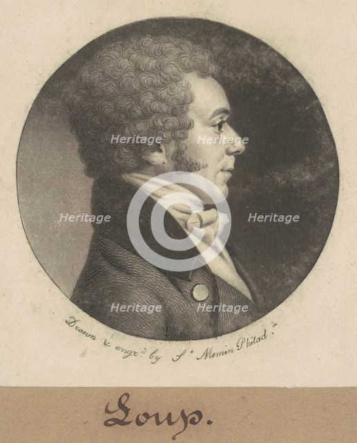 Loup, 1803. Creator: Charles Balthazar Julien Févret de Saint-Mémin.