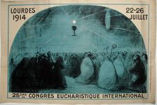 Lourdes, 1914, 25th International Eucharistic Congress, 1914. Creator: Jean Louis Forain