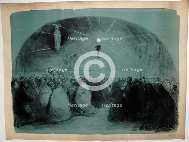 Lourdes, 1914, 25th International Eucharistic Congress, 1914. Creator: Jean Louis Forain.