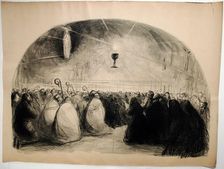 Lourdes, 1914, 25th International Eucharistic Congress, 1914. Creator: Jean Louis Forain