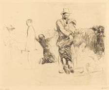 Lourdes, Transport of the Paralyzed, 1912/1913. Creator: Jean Louis Forain
