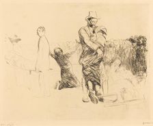 Lourdes, Transport of the Paralyzed, 1912/1913. Creator: Jean Louis Forain