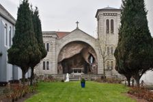 Lourdes grotto, St Mary's Chapel, Belfast, Northern Ireland, 2010. Creator: Peter Thompson