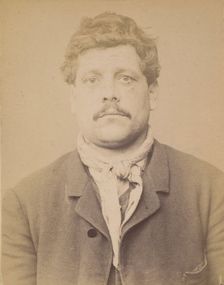 Loutrel. François. 37 ans, né à Paris XVlle. Journalier. Anarchiste. 1/3/94., 1894. Creator: Alphonse Bertillon