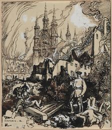Louvain, 1914. Creator: Auguste Louis Lepère (French, 1849-1918)
