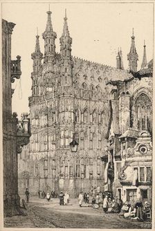 Louvain c1820 (1915). Artist: Samuel Prout