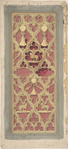 Louvain Church Grille, second half 19th century. Creator: Anon