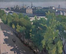 Louvre Embankment and the New Bridge, 1906. Creator: Albert Marquet