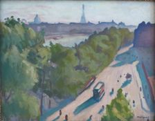 Louvre Embankment, Summer, 1906. Creator: Albert Marquet