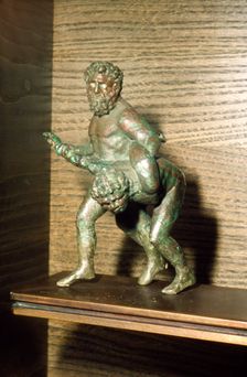 Louvre Wrestlers in Bronze, c2nd century BC