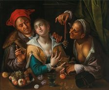 Love to sell, 1623. Creator: Gertner, Christoph (1575/80-after 1623)