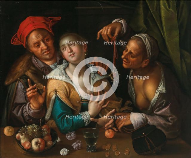 Love to sell, 1623. Creator: Gertner, Christoph (1575/80-after 1623).