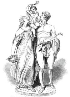 "Love Triumphant", by Mr McDowell, A, at the Exhibition of the Royal Academy, 1844. Creator: Unknown