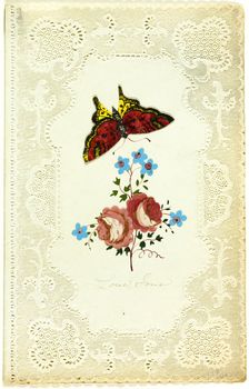 Love True (Valentine), c. 1850. Creator: George Kershaw