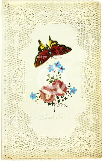 Love True (Valentine), c. 1850. Creator: George Kershaw.