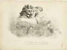 Love and Nature Do Not Know These Distances, 19th century. Creator: Unknown