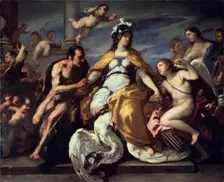Love and the Vices Disarm Judgement late 17th or early 18th century. Artist: Paolo de Matteis