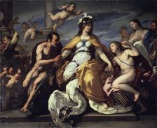 Love and the Vices Disarm Judgement late 17th or early 18th century. Artist: Paolo de Matteis