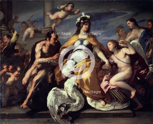 'Love and the Vices Disarm Judgement', late 17th or early 18th century. Artist: Paolo de' Matteis