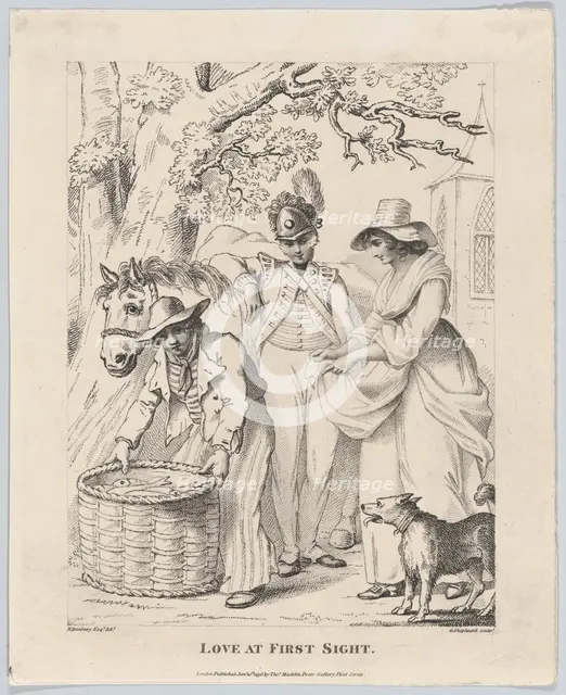 Love at First Sight, January 10th, 1796. Creator: George Shepheard.