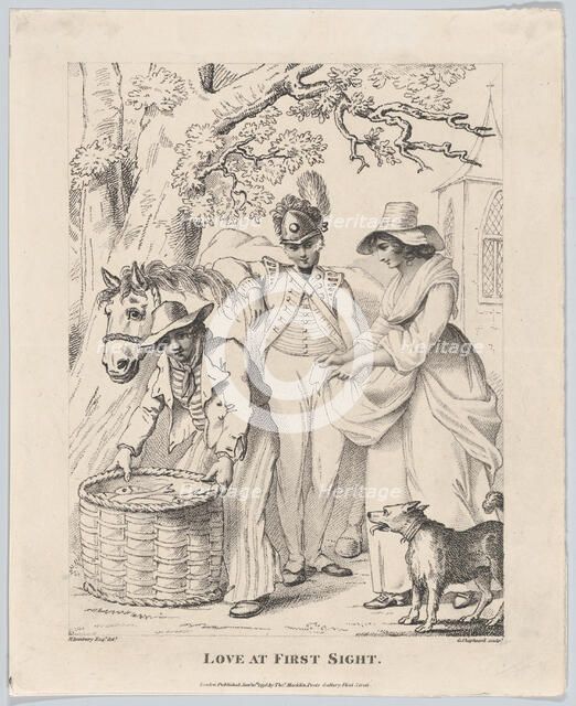 Love at First Sight, January 10th, 1796. Creator: George Shepheard.