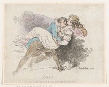 Love, August 12, 1785., August 12, 1785. Creator: Thomas Rowlandson