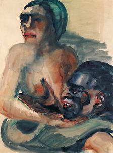 Love couple, 1930. Creator: Lohse-Wächtler, Elfriede (1899-1940)