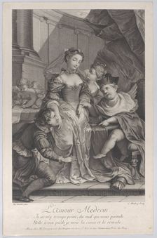 Love Doctor (L'amour medecin), ca. 1730-50. Creator: C. Mathey