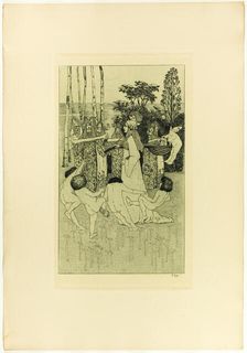 Love Dream, 1895. Creator: Heinrich Vogeler