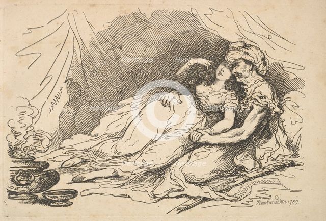 Love in the East, 1787. Creator: Thomas Rowlandson.