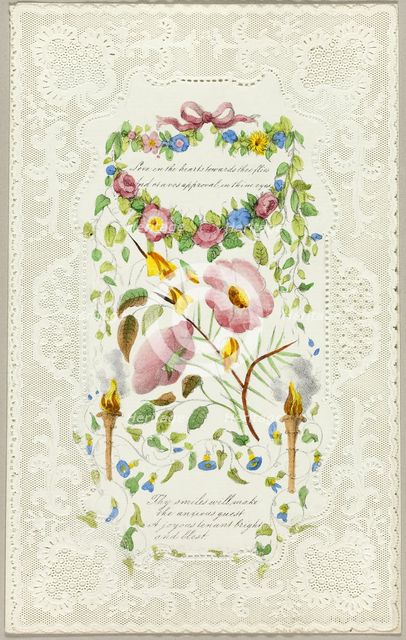 Love in the Hearts (Valentine), c. 1840. Creator: George Kershaw.