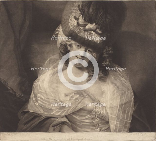 Love in Her Eyes Sits Playing, 1778. Creator: John Raphael Smith.