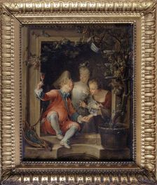 Love in love, between 1695 and 1778. Creator: Franois Eisen