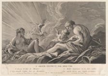 Love Instructed By Mercury, 18th century. Creator: Pierre François Basan