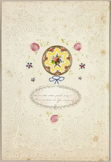 Love is a Star (Valentine), c.1840. Creator: Unknown