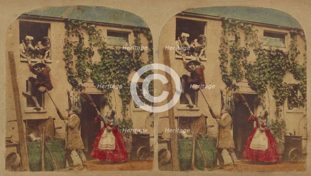 Love Laughs at Danger, about 1865. Creator: London Stereoscopic & Photographic Co.