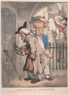 Love Laughs at Locksmiths, August 20, 1811., August 20, 1811. Creator: Thomas Rowlandson