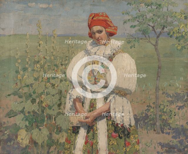 Love letter, 1915. Creator: Anton Frolka.
