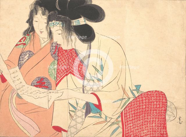 Love Letter (Kesobumi), 2193., late 19th-early 20th century. Creator: Kajita Hanko.