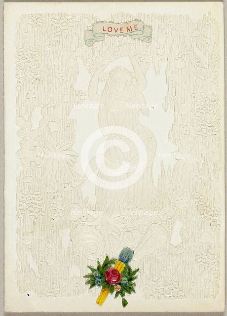 Love Me (Valentine), 1860/70. Creator: Unknown.