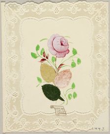 Love Me or I Die (Valentine), c. 1840. Creator: Joseph Addenbrooke