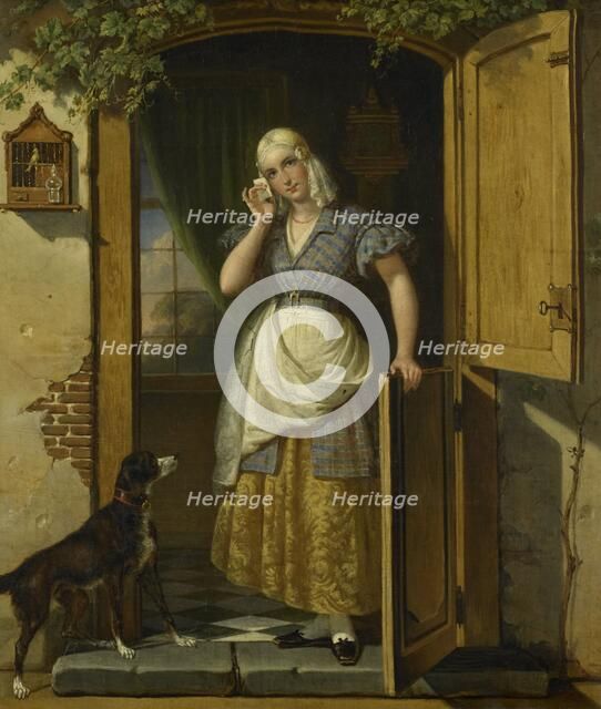 Love Note, 1838. Creator: Johannes Hendrik van West.