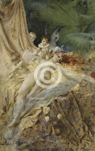 Love nymph. Creator: Anders Leonard Zorn.