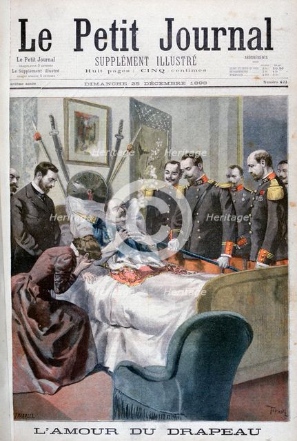 Love of the flag, 1898.  Creator: F Meaulle.