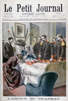 Love of the flag, 1898. Creator: F Meaulle